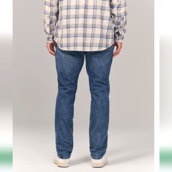 Abercrombie & Fitch signature stretch athletic skinny jeans 33x32 - Picture 2 of 11